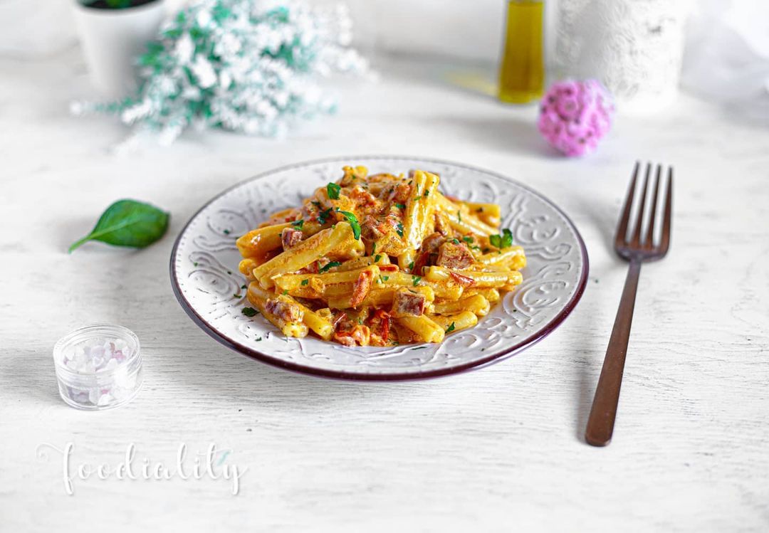 Spicy chorizo pasta – Foodiality